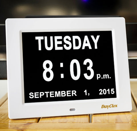 DayClox  Original  Memory Loss Digital Calendar Day Clock - "FREE SHIPPING" - IN STOCK!!