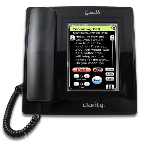 Amplified Caption Phone w/7" Screen